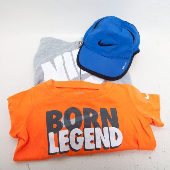 Nike Other - Nike Baby Boy 3-Piece Set 18 Months – hooded One Piece, Cap, Born legend Tee